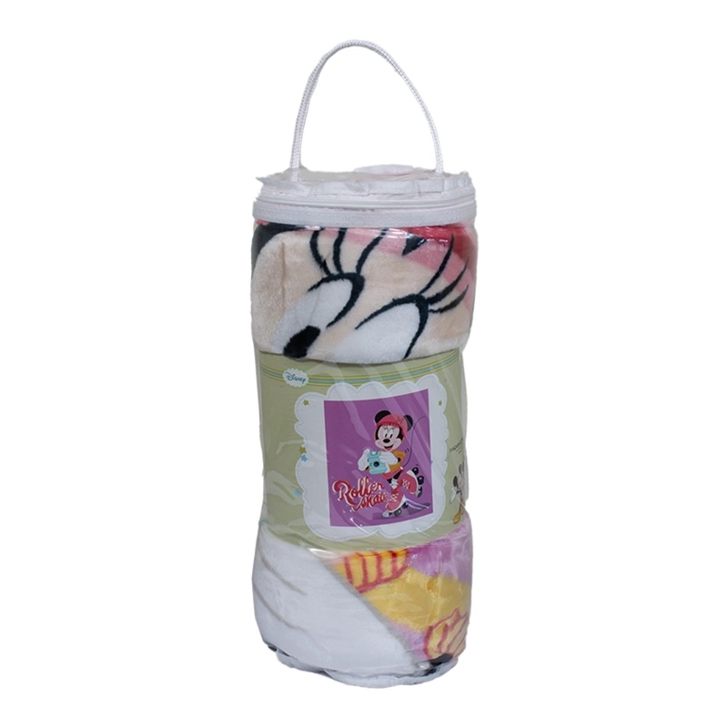 FRAZADA ULTRA SOFT MINNIE ROLLER 110X140CM ROSADO DISNEY - 3