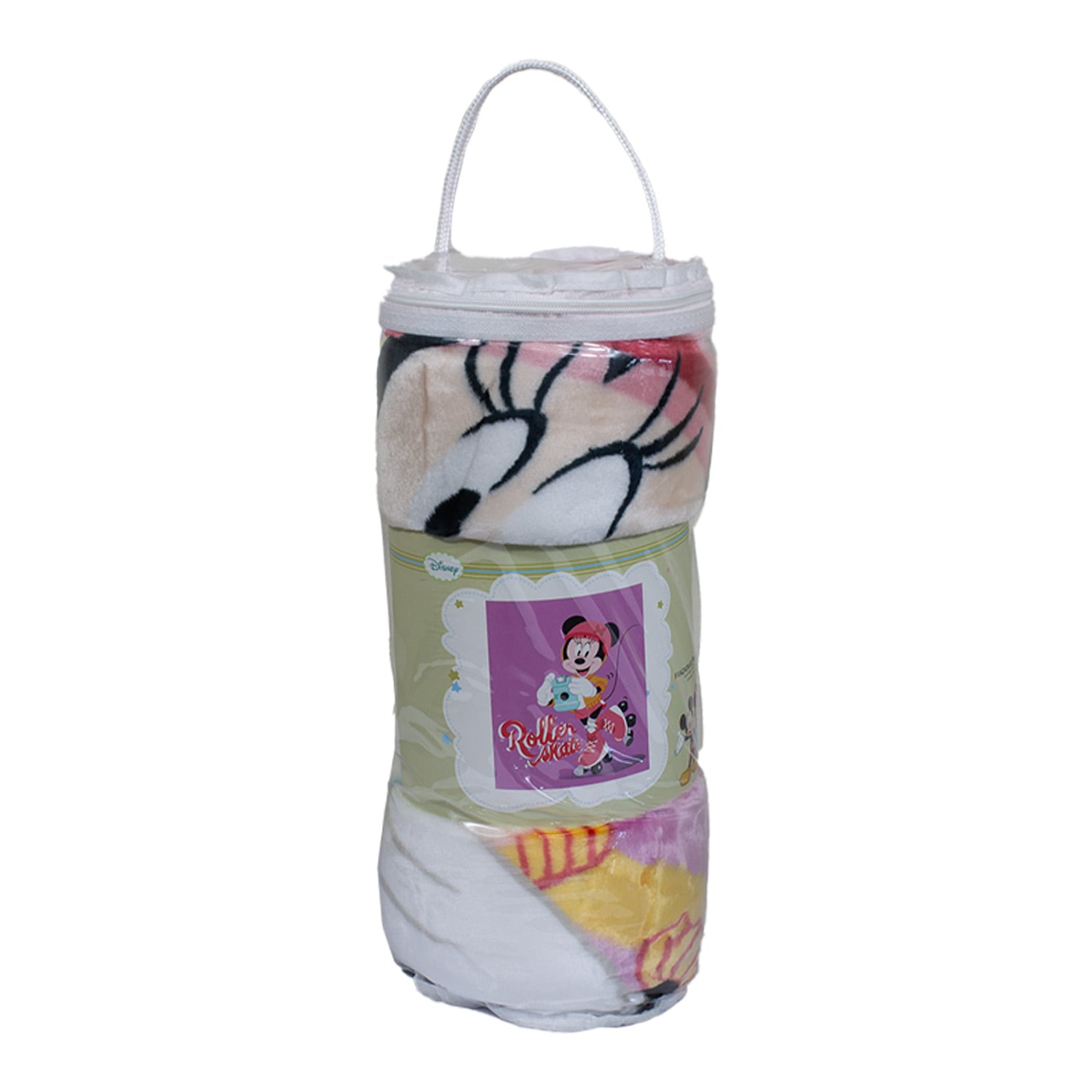 FRAZADA ULTRA SOFT MINNIE ROLLER 110X140CM ROSADO DISNEY - 3