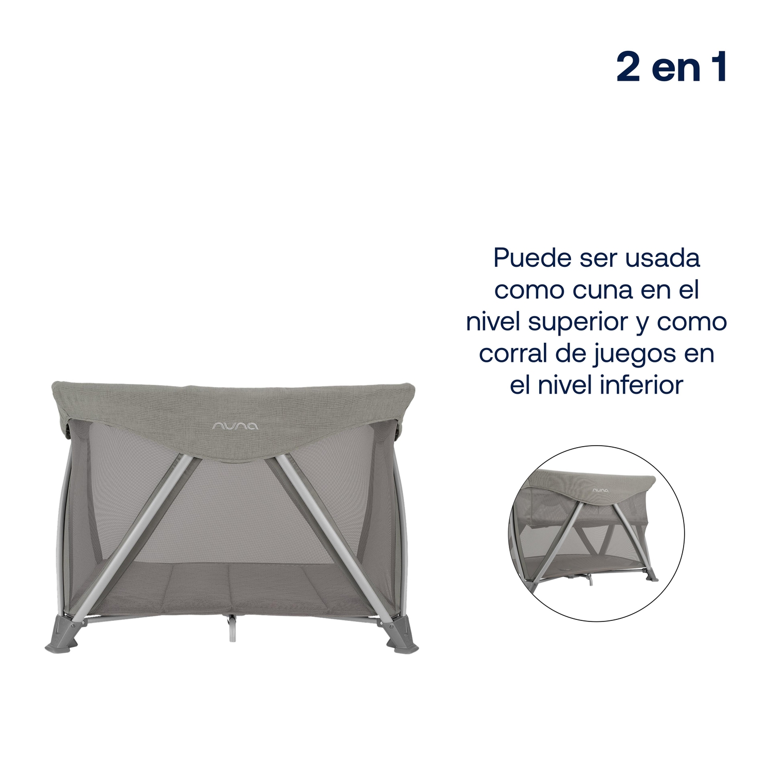 CUNA PACK AND PLAY SENA AIRE FROST - 5