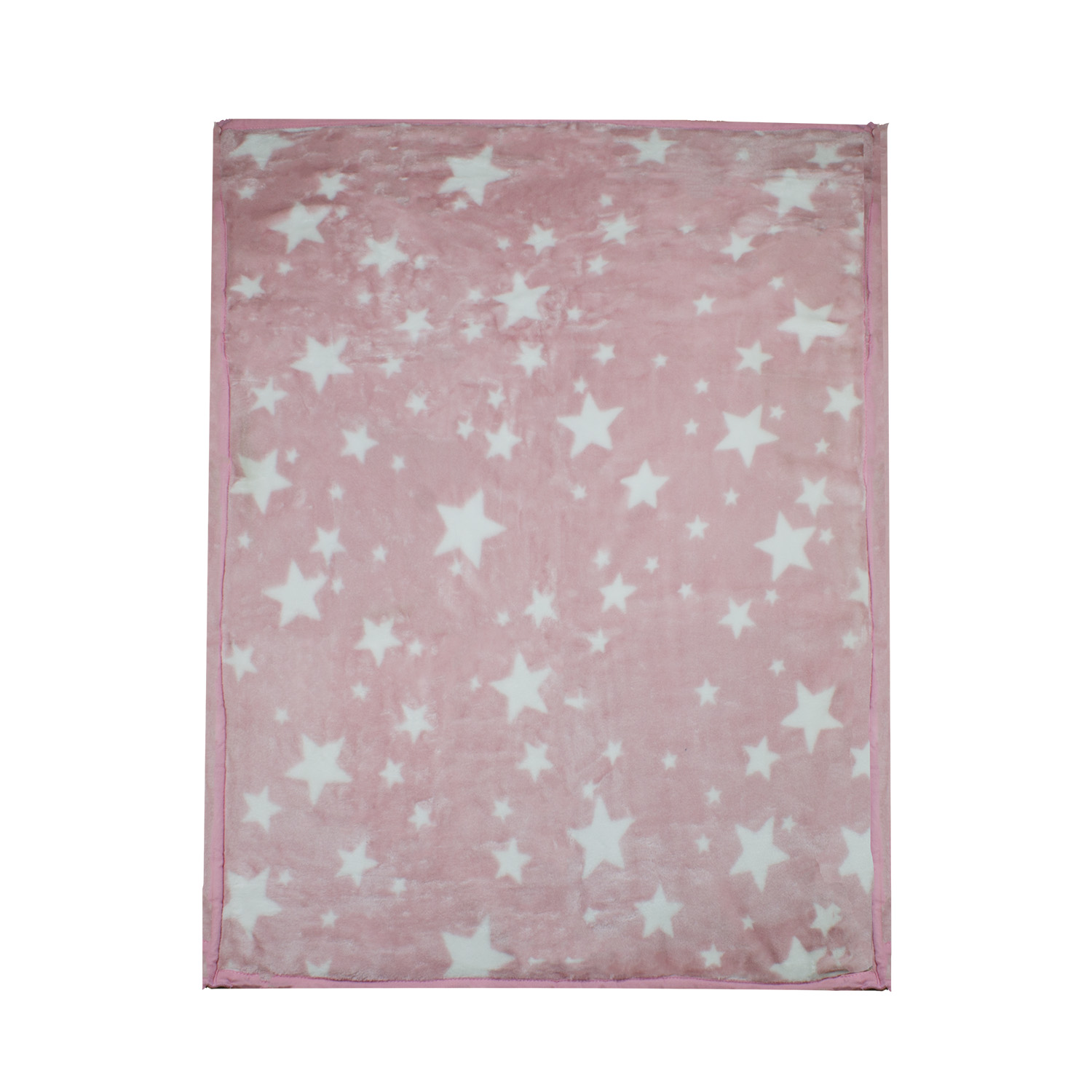 FRAZADA ULTRA SOFT ESTRELLA 110X140CM ROSADO BEBESIT - 2