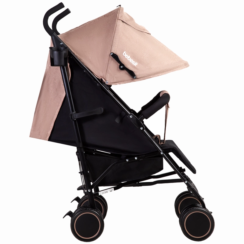 COCHE PARAGUA KRONOS BEIGE ROSADO BEBESIT - 4