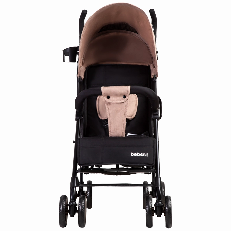 COCHE PARAGUA KRONOS BEIGE ROSADO BEBESIT - 5