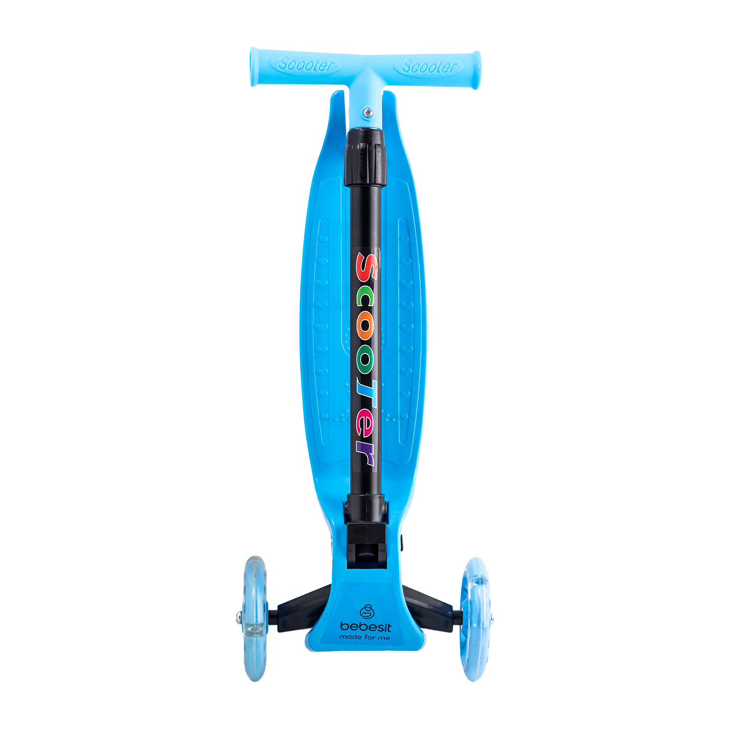 SCOOTER MONOPATÍN NIÑO REGULABLE PLEGABLE XT03 AZUL BEBESIT - 5