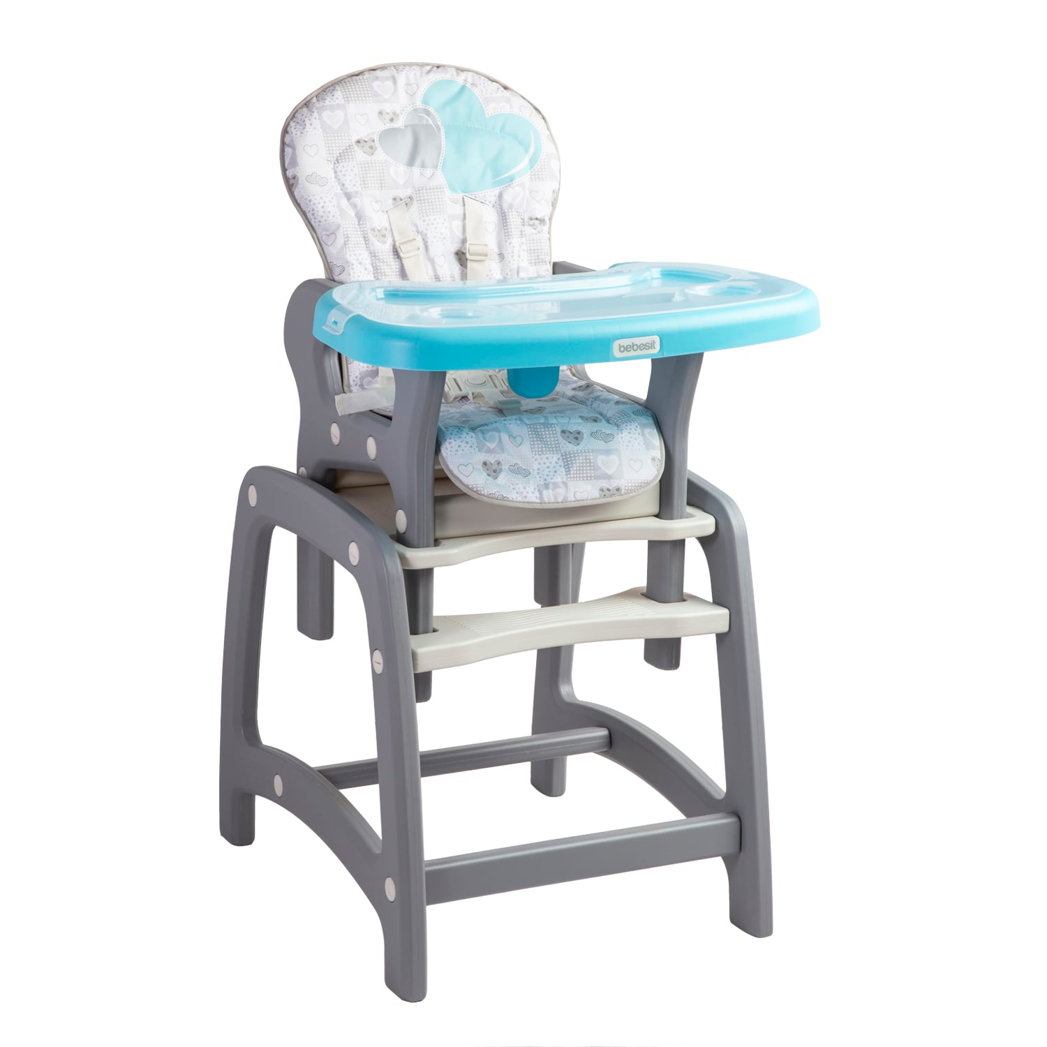 SILLA DE COMER KINDER SX AZUL BEBESIT - 1