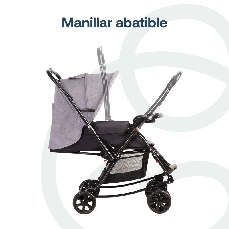 COCHE CUNA BALANCIN SX GRIS MELANGE BEBESIT - 5