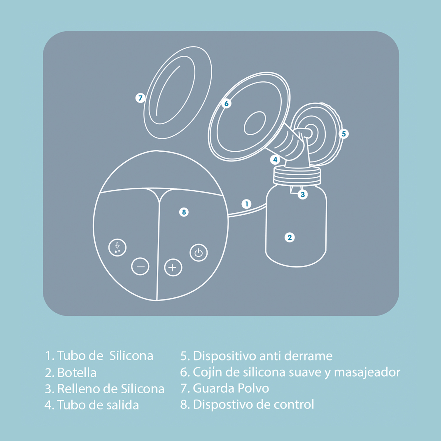 EXTRACTOR DE LECHE ADVANCE 8013 - 7