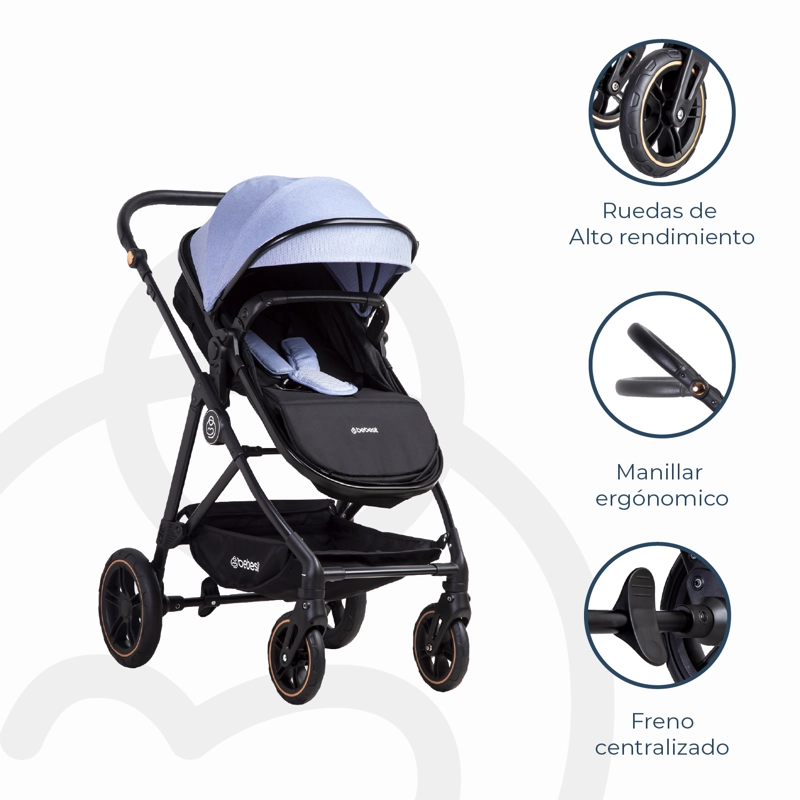 COCHE CUNA PASEO STREET AZUL BEBESIT - 9