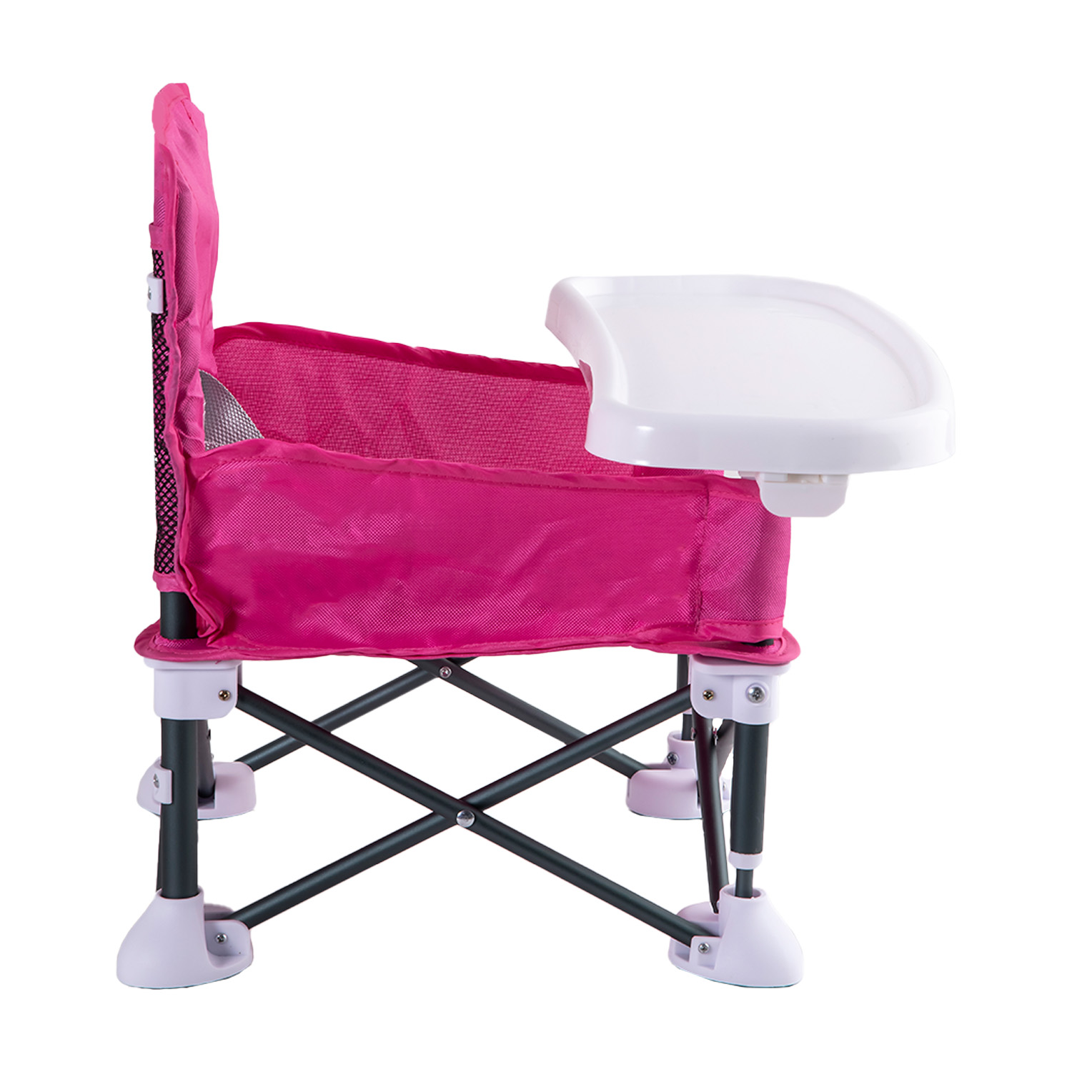 SILLA DE COMER PLEGABLE CAMPING XT01 ROSA - 3