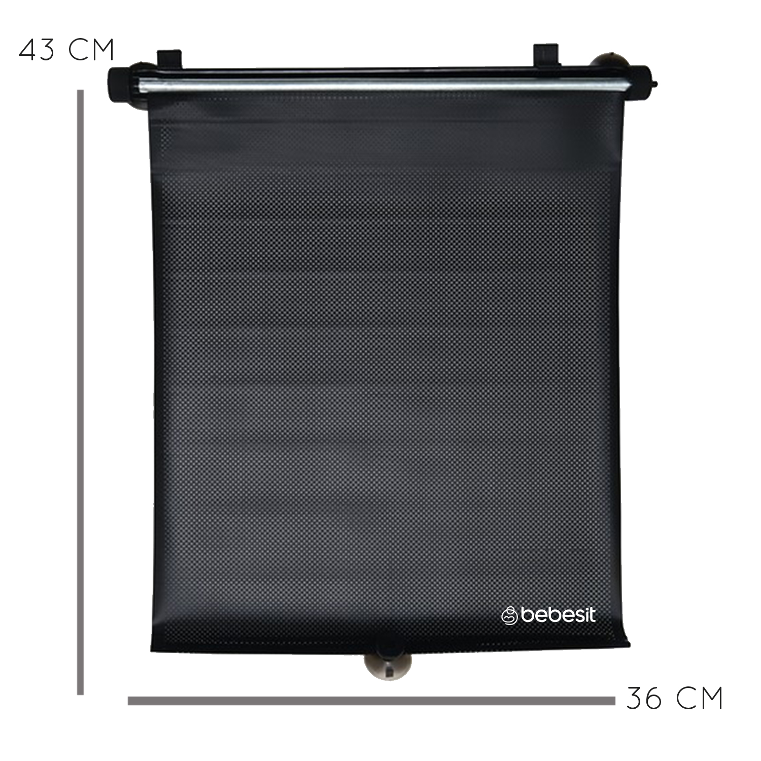 PROTECTOR UV X2 SOL AUTO PARASOL ROLLER BEBE DOBLE UNIVERSAL - 5
