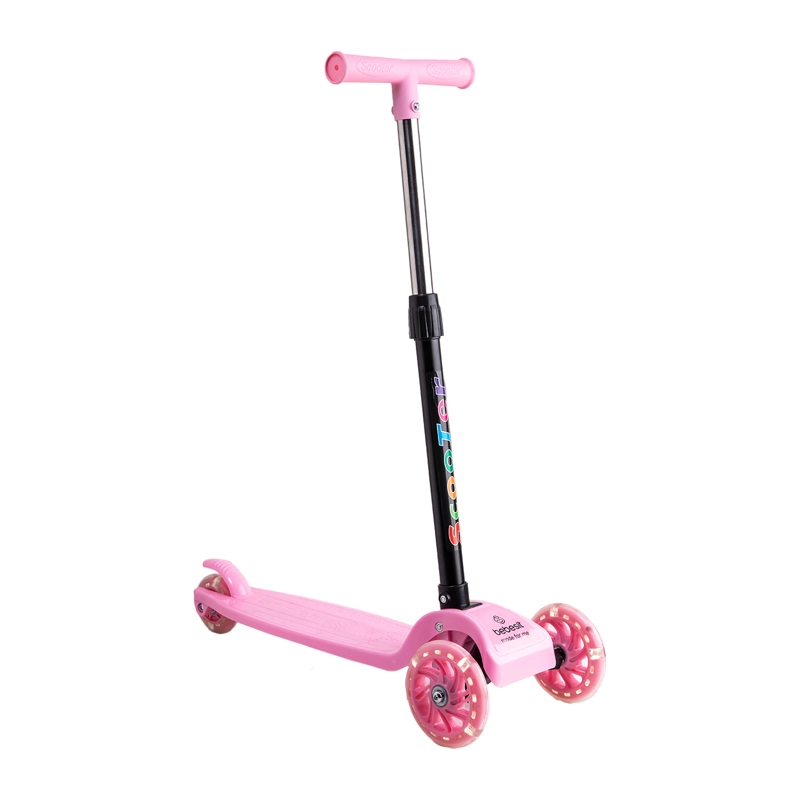 SCOOTER MONOPATÍN NIÑA REGULABLE PLEGABLE XT03 ROSA BEBESIT - 1