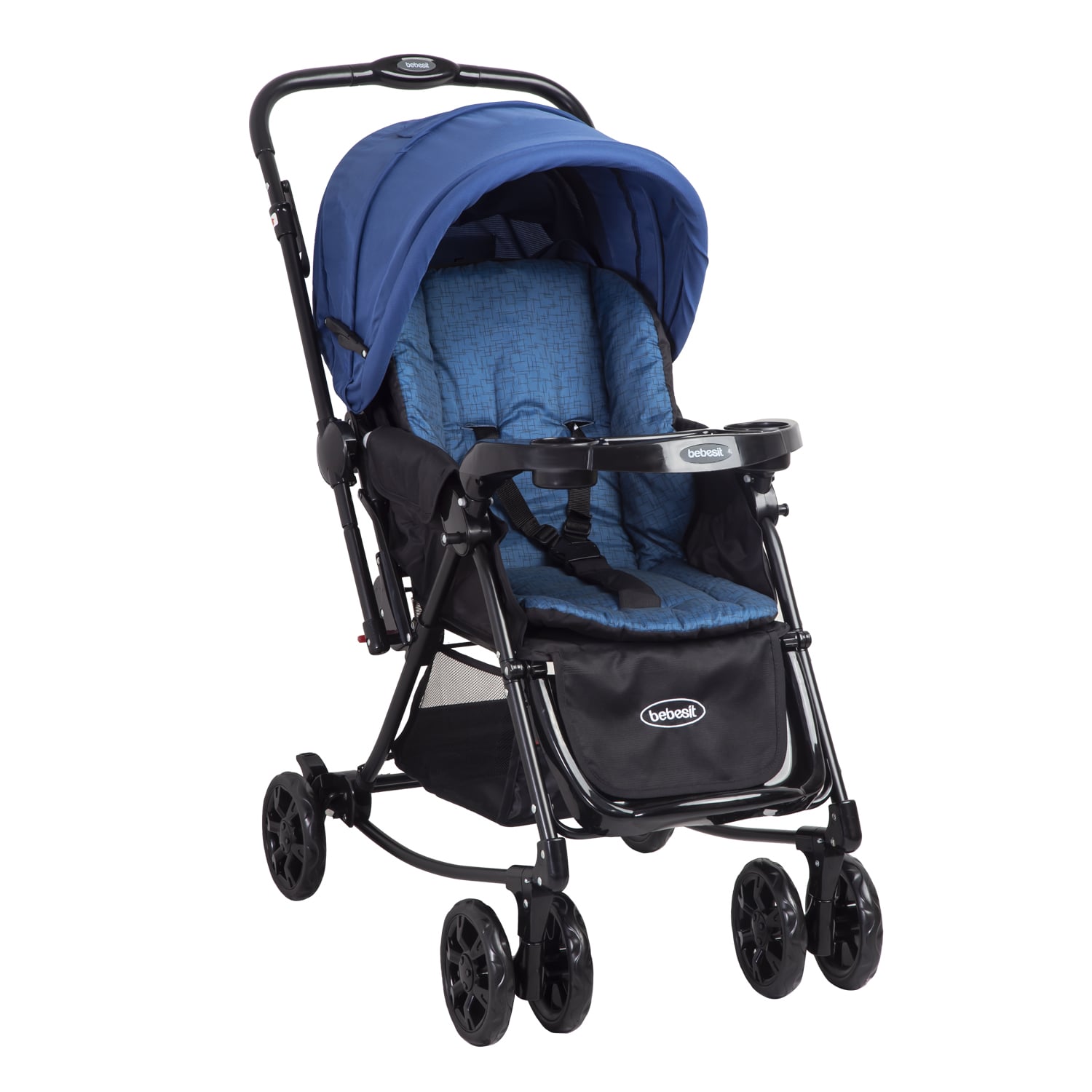 COCHE CUNA BALANCIN SX AZUL - 1