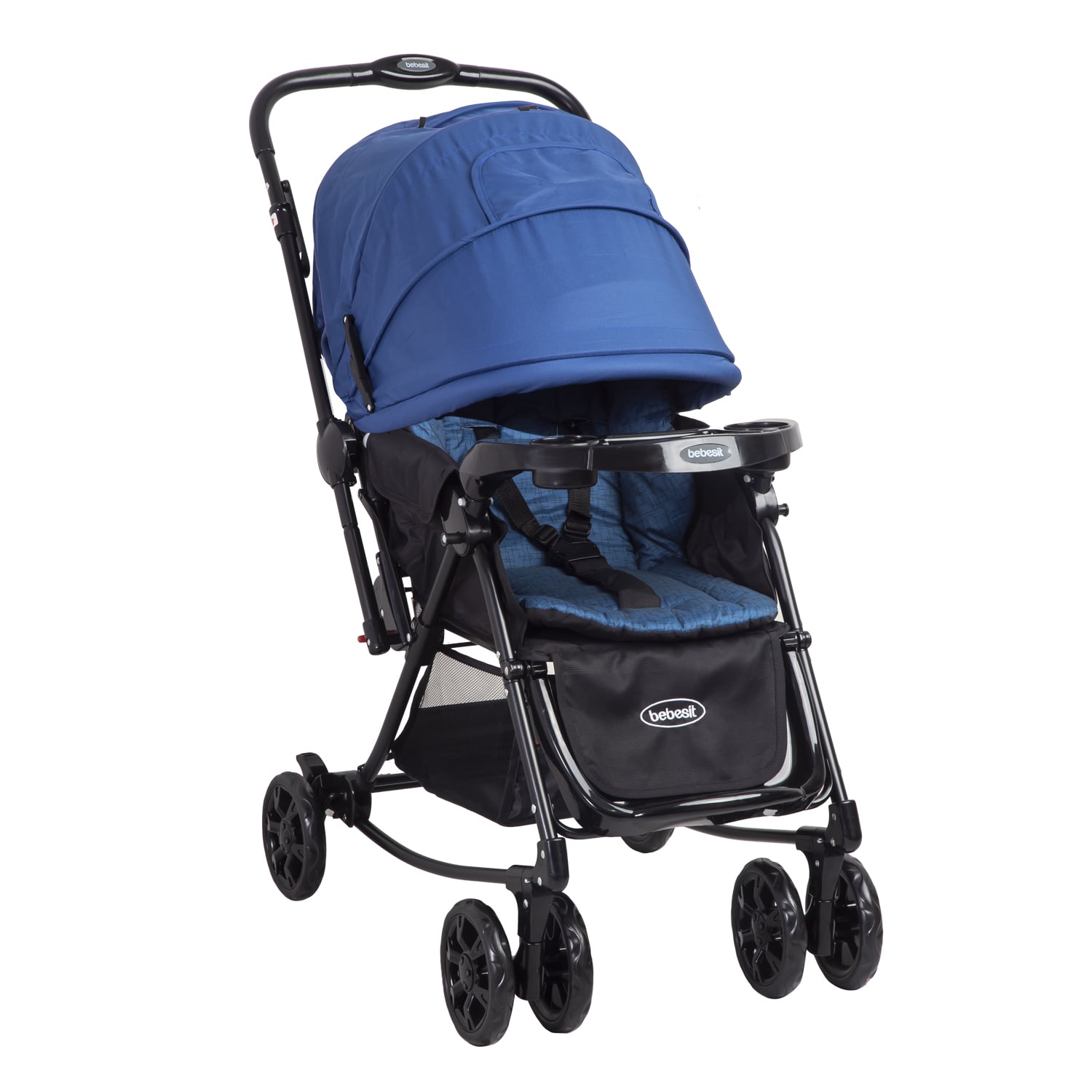 COCHE CUNA BALANCIN SX AZUL - 2