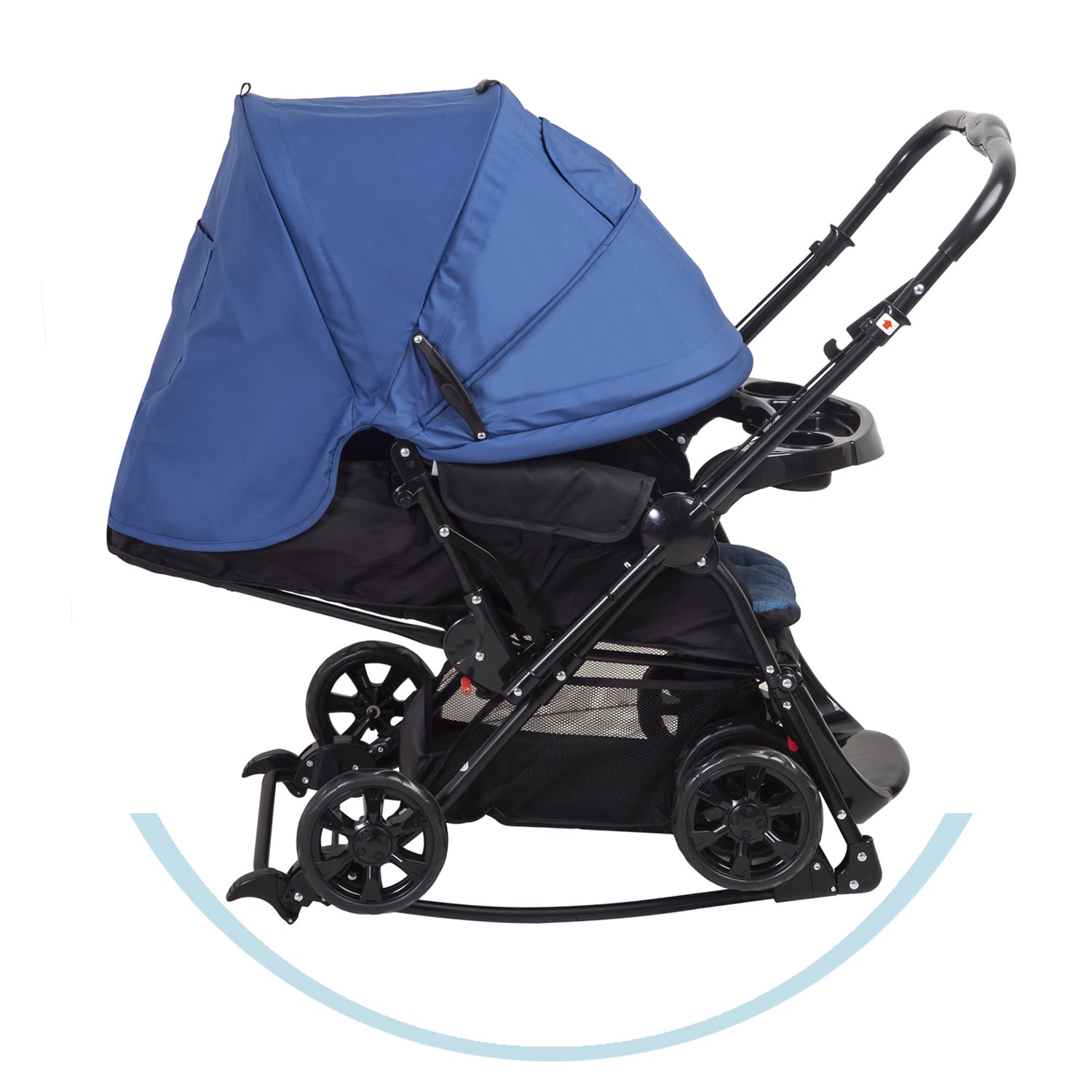 COCHE CUNA BALANCIN SX AZUL - 4
