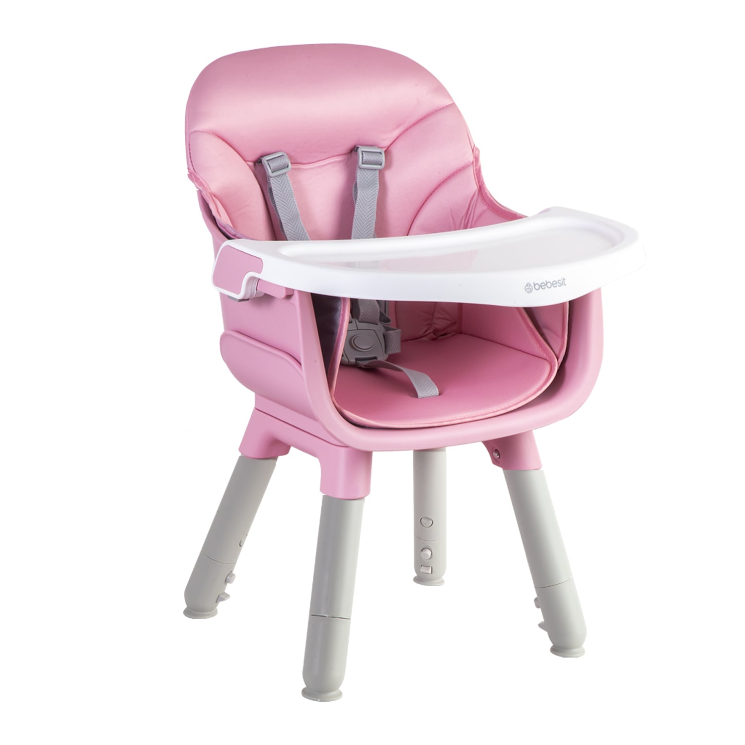 SILLA DE COMER BABY DESK 4 EN1 ROSA BEBESIT - 3