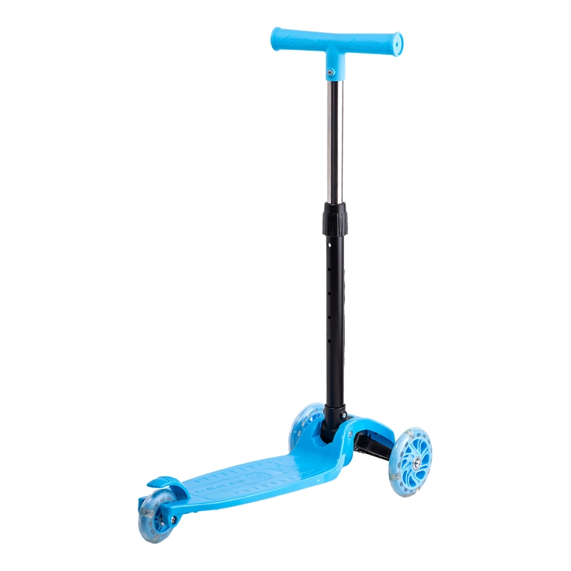 SCOOTER MONOPATÍN 2 EN 1 CON ASIENTO NIÑO PLEGABLE XT04 AZUL - 6