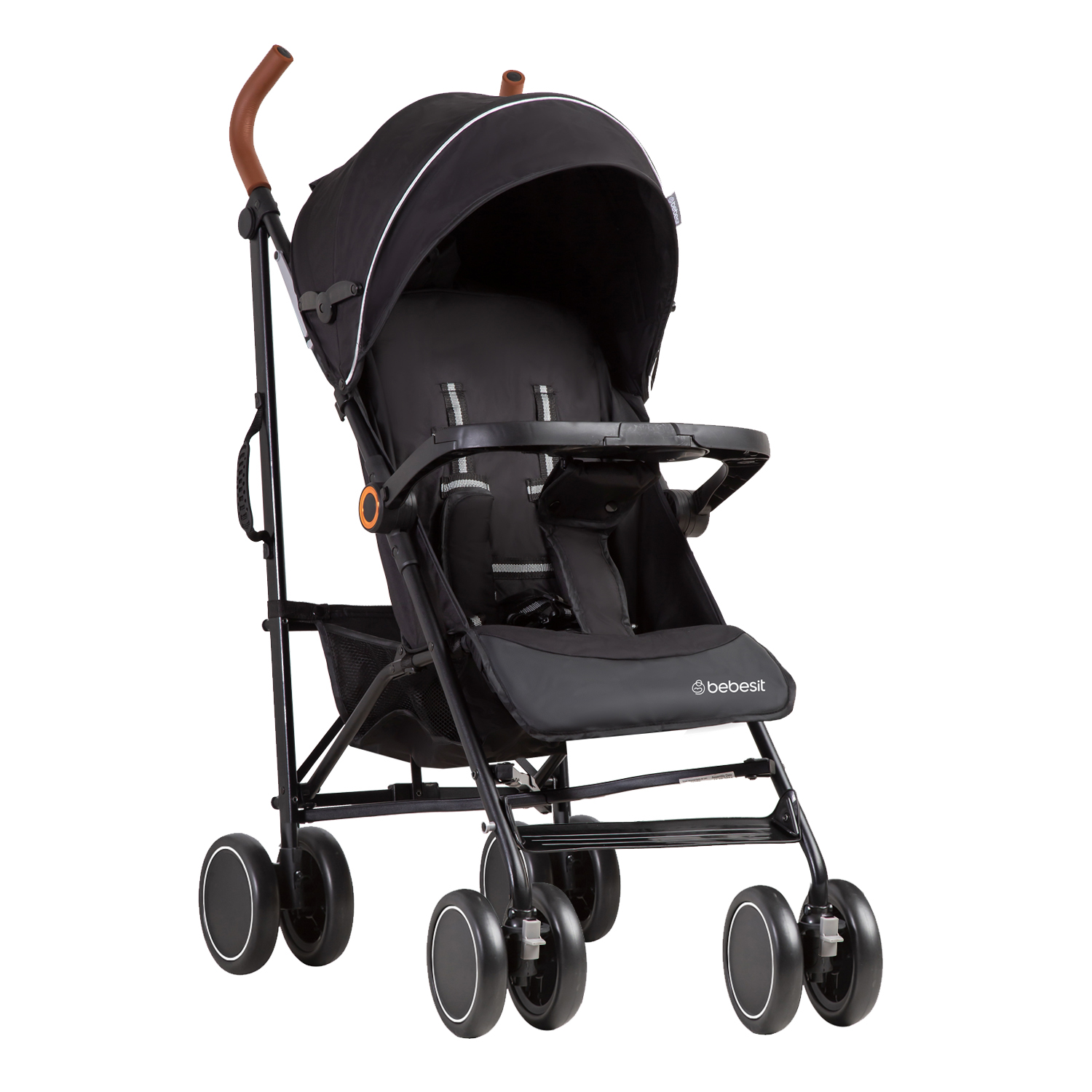 COCHE PARAGUA MAGIC RIDE FIESTA EN COLOR NEGRO BEBESIT - 1