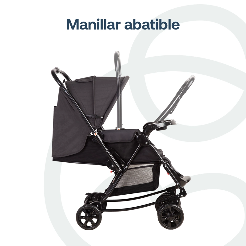 COCHE CUNA BALANCIN SX EN COLOR NEGRO MELANGE BEBESIT - 5