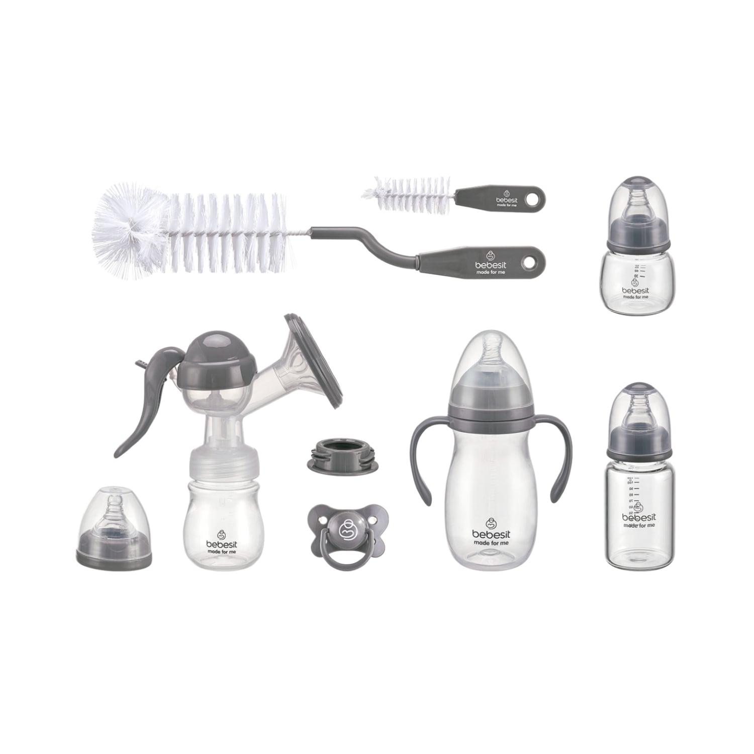 SET DE LACTANCIA 6 EN 1 MAMADERAS Y ACCESORIOS BEBESIT - 1