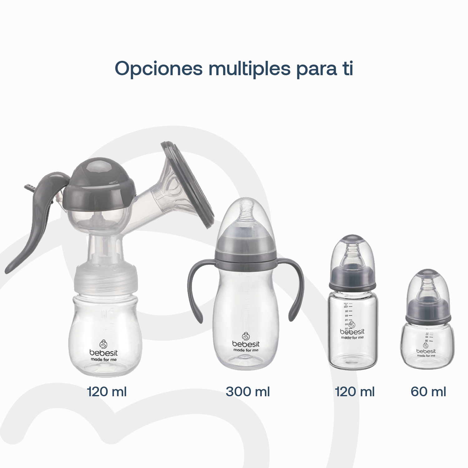 SET DE LACTANCIA 6 EN 1 MAMADERAS Y ACCESORIOS BEBESIT - 4