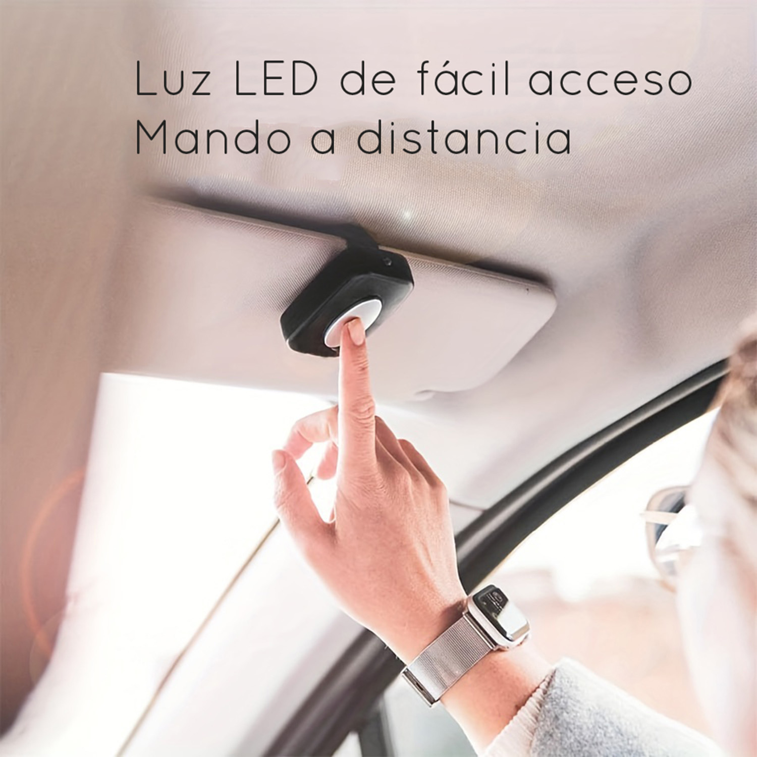 ESPEJO LUCES LED AUTO AJUSTABLE BEBE TESTEADO EN ACCIDENTES - 2