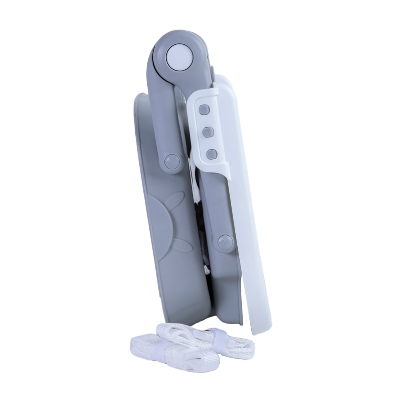 SILLA DE COMER PLEGABLE PORTATIL BEBE NIÑO FOLD GRIS - 7