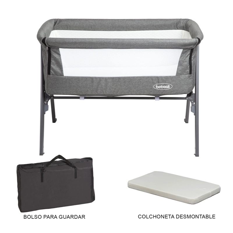 CUNA BEBESIT EASY COLECHO GREY - 5