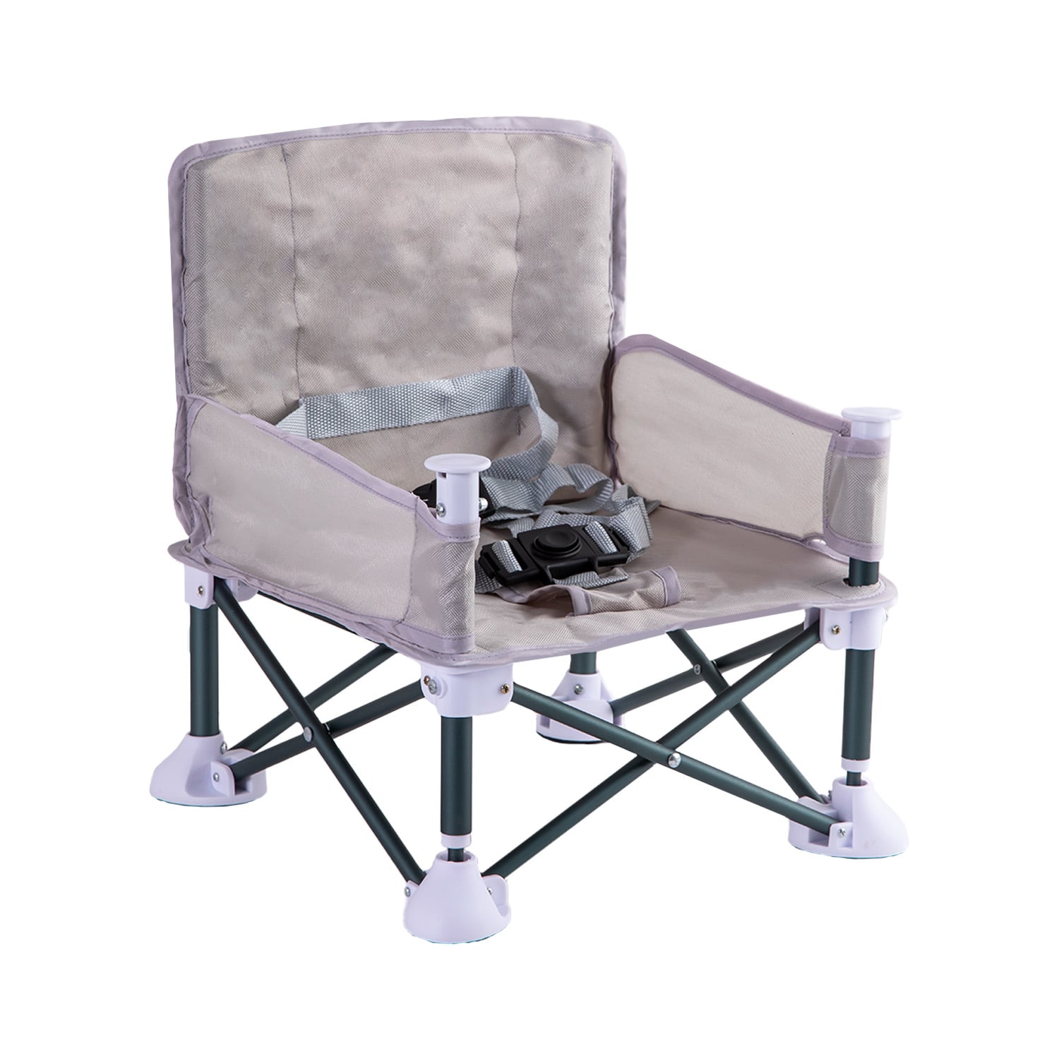 SILLA DE COMER PLEGABLE CAMPING XT01 GRIS - 2