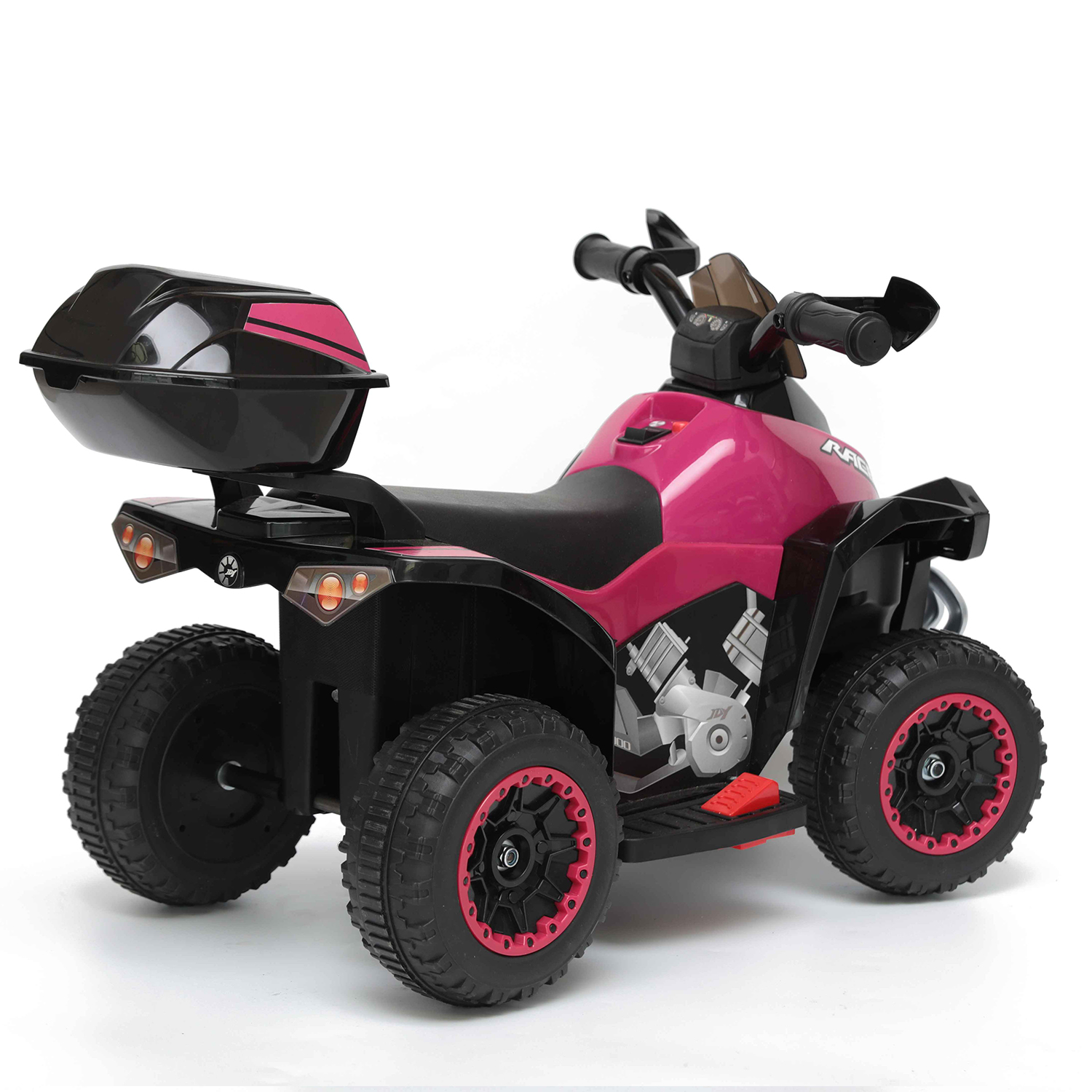 CUADRIMOTO A BATERÍA QUAD LX ROSA BEBESIT - 5