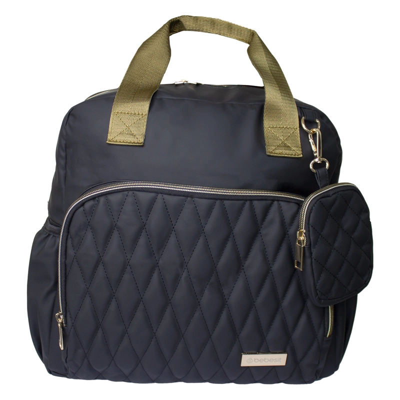 MOCHILA MATERNAL PREMIUM BLACK GOLD - 2