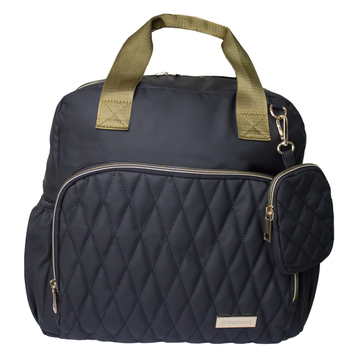 MOCHILA MATERNAL PREMIUM BLACK GOLD - 2