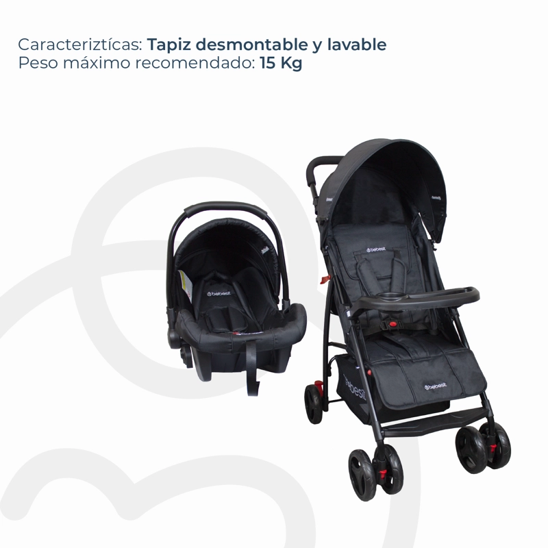 COCHE TRAVEL SYSTEM SUMMER NEGRO - 6