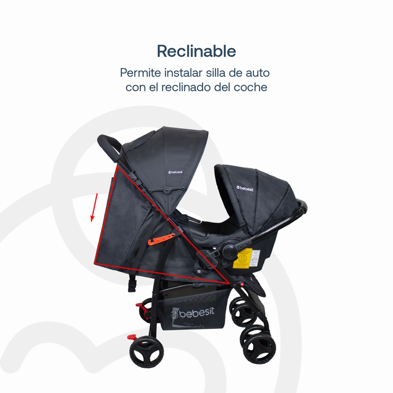 COCHE TRAVEL SYSTEM SUMMER NEGRO - 8