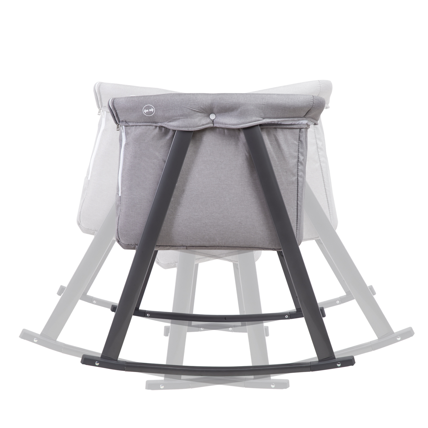 CUNA MOISE S BALANCIN CON MOSQUITERO GRIS BEBESIT - 5