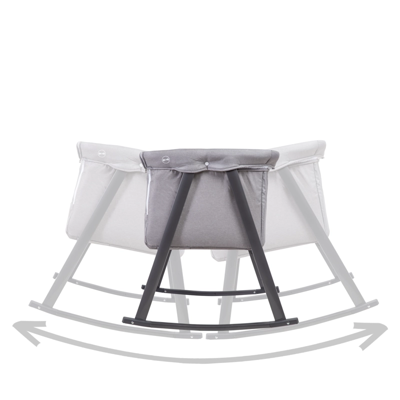 CUNA MOISE S BALANCIN CON MOSQUITERO GRIS BEBESIT - 6