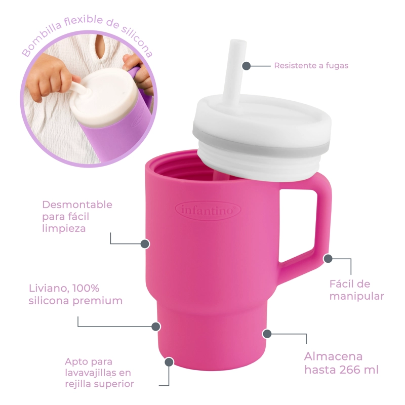 VASO ENTRENAMIENTO MY 1ST TUMBLER GUM - 2