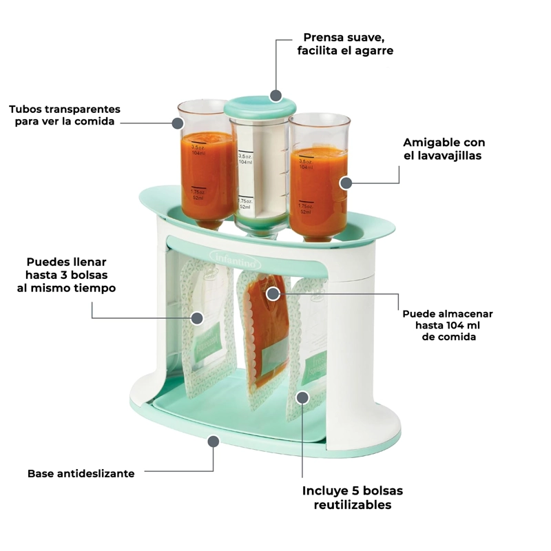 DISPENSADOR DE COMPOTA SQUEEZE STATION - 3