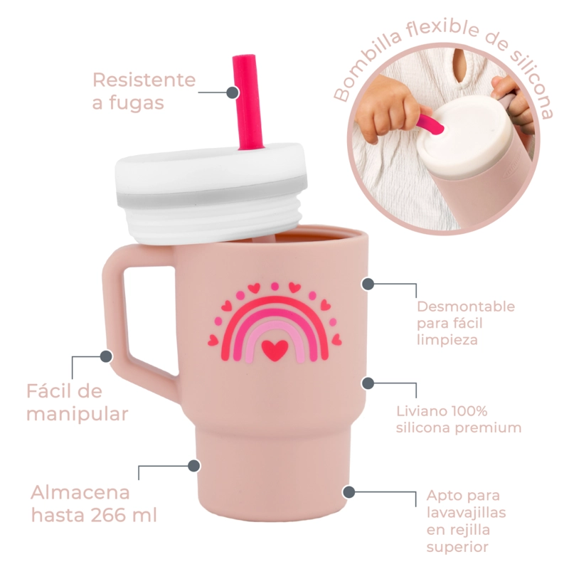 VASO ENTRENAMIENTO MY 1ST TUMBLER VALENTINES - 3