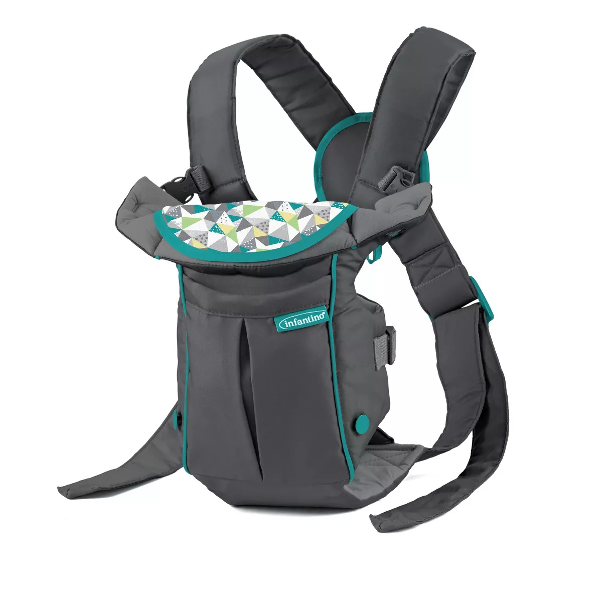 PORTABEBE S SWIFT CLASSIC CON BOLSILLO GRIS INFANTINO - 1