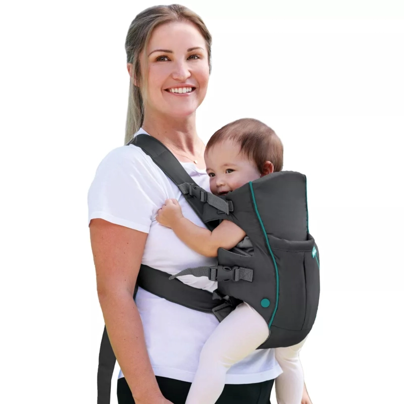 PORTABEBE S SWIFT CLASSIC CON BOLSILLO GRIS INFANTINO - 2