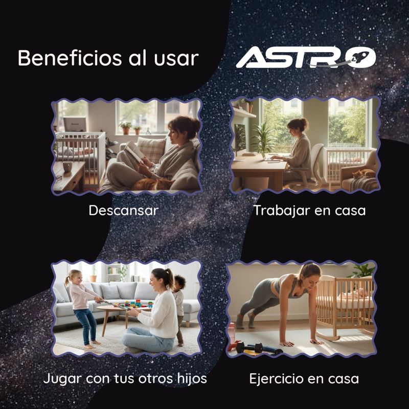 MECEDORA ASTRO PARA COCHES, BOUNCERS Y CUNAS BEBES - 7
