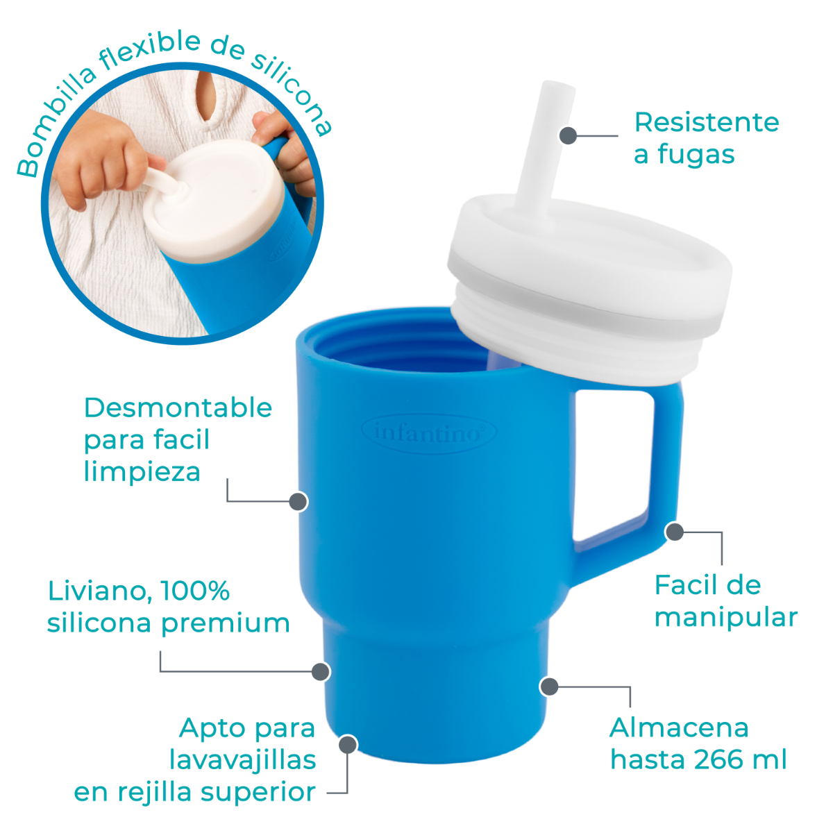 VASO ENTRENAMIENTO MY 1ST TUMBLER OCEAN - 2