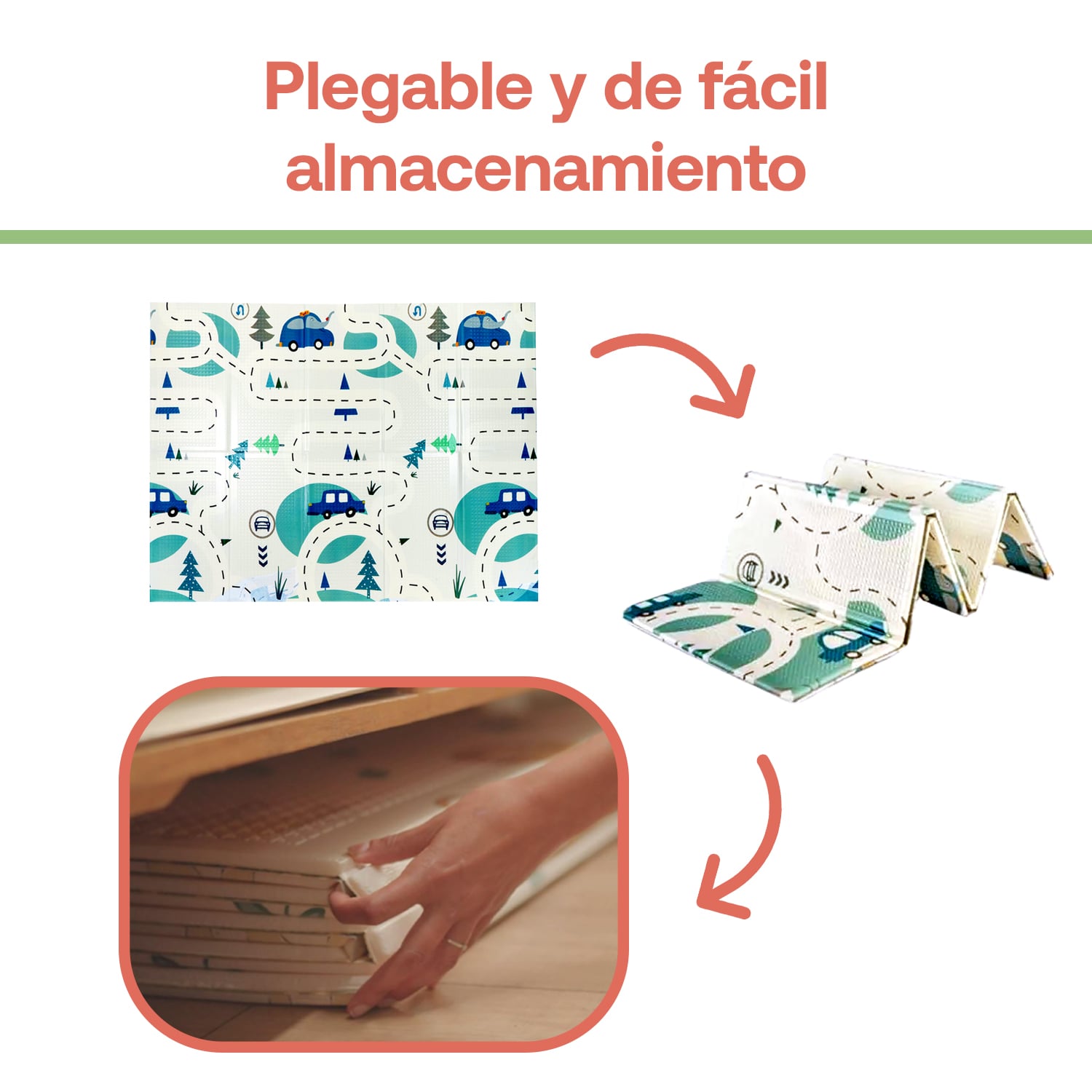ALFOMBRA ANTIGOLPE PLEGABLE EXTRA GRUESO PREMIUM AUTO MONTAÑA - 5