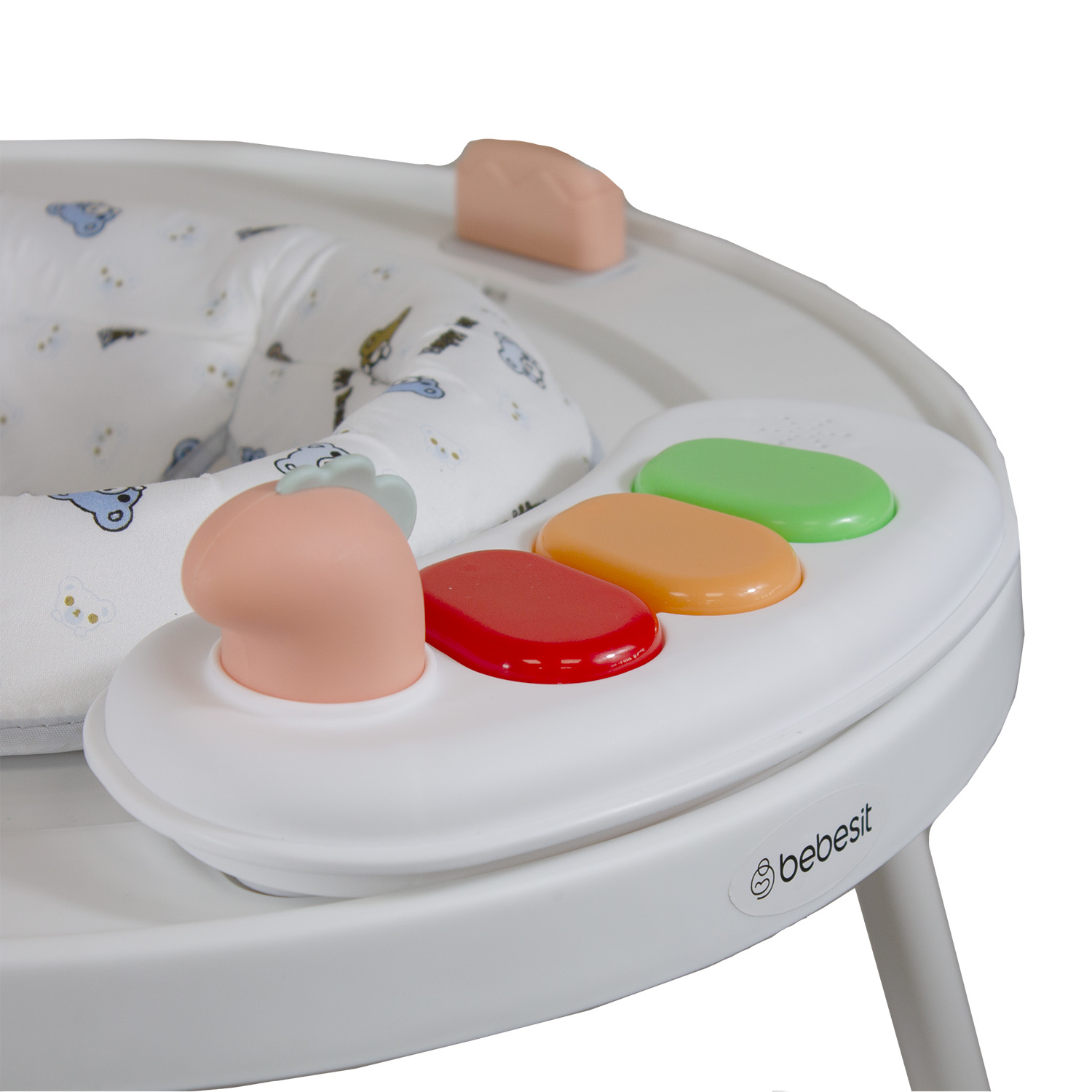 **FF-CENTRO DE ACTIVIDAD 2 EN 1 SMART & BOUNCE ROSA CORAL BEBESIT - 3