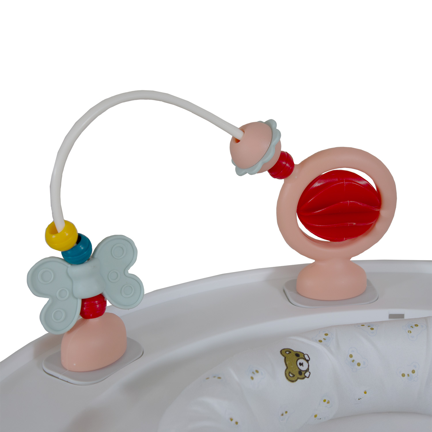 **FF-CENTRO DE ACTIVIDAD 2 EN 1 SMART & BOUNCE ROSA CORAL BEBESIT - 4
