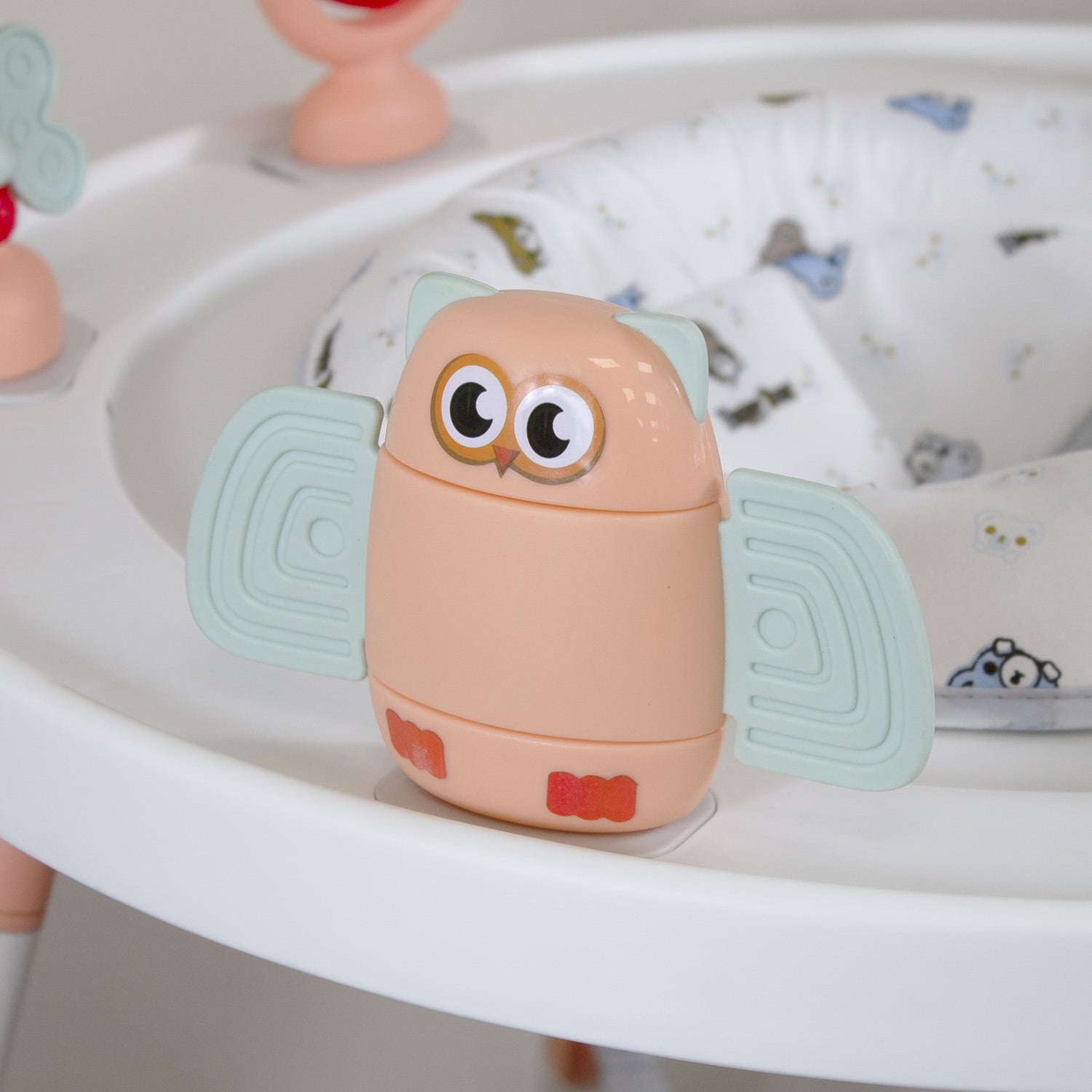 **FF-CENTRO DE ACTIVIDAD 2 EN 1 SMART & BOUNCE ROSA CORAL BEBESIT - 6