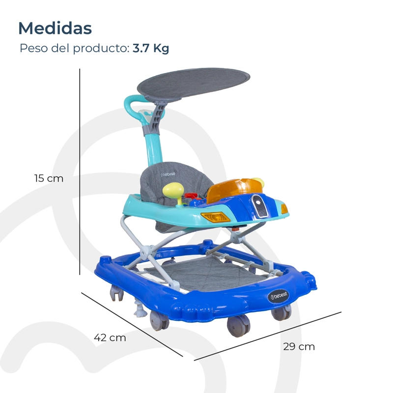 ANDADOR 3 EN 1 DISCOVER & PLAY AZUL - 8