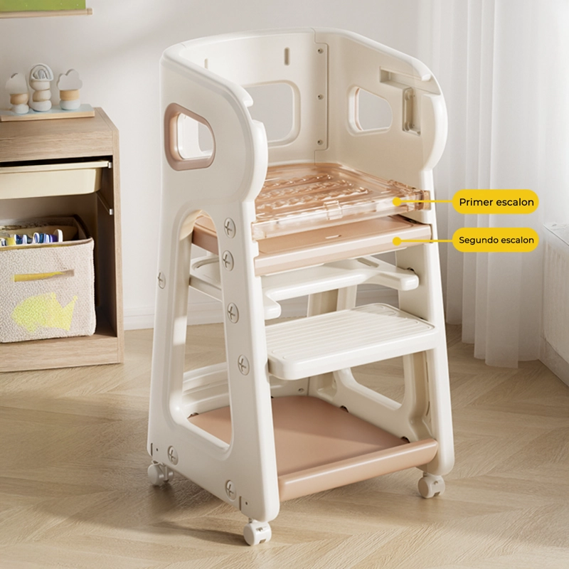SILLA DE COMER PARA BEBE S TIDYFEED BLANCO GRIS - 2
