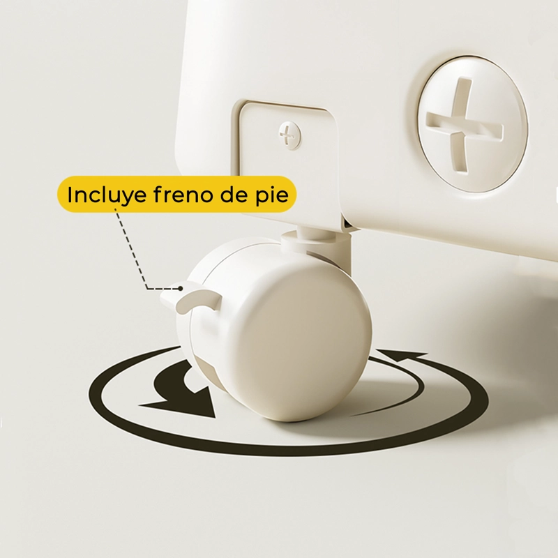 SILLA DE COMER PARA BEBE S TIDYFEED BLANCO GRIS - 3