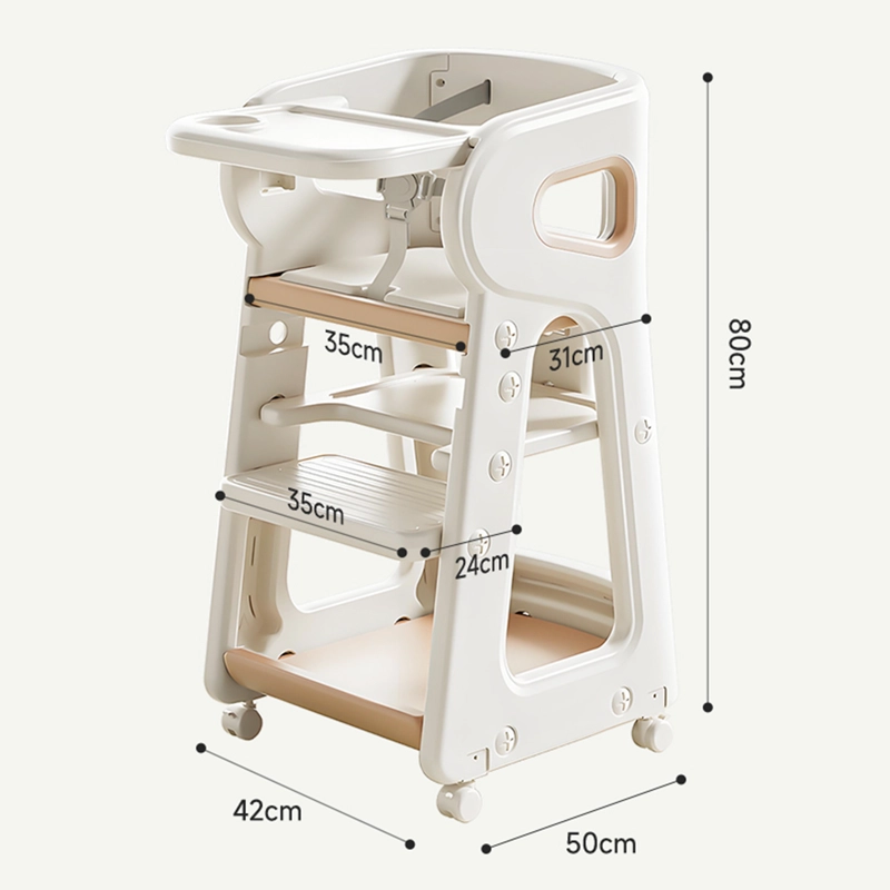SILLA DE COMER PARA BEBE S TIDYFEED BLANCO GRIS - 7