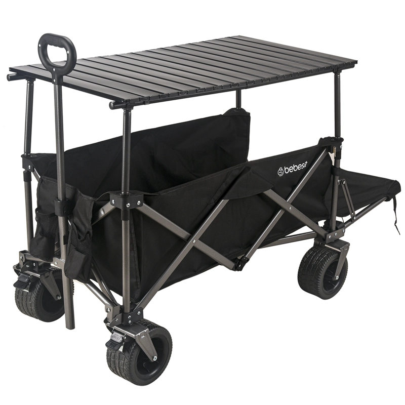 CARRO DE ARRASTRE 3 EN 1 OUTDOOR NEGRO - 3